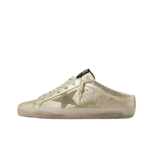 Golden Goose Супер Звезда Sabot Домашние тапочки Женские Золотые