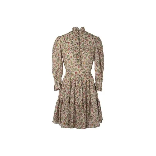 ETRO Многоцветные Женские Длинные Платья с Рукавами