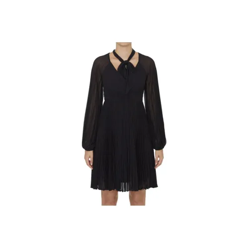 Zimmermann Длинное платье с длинными рукавами женское черное