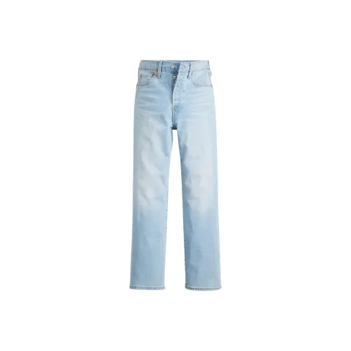 Levis Светло-синие Женские Джинсы