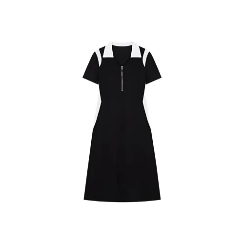 XWI Black Женские Короткие Платья с Рукавами