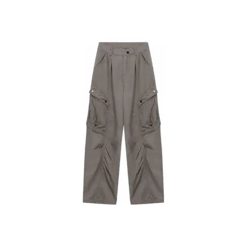 Mlpstudio Карго Брюки Женские Серый Зеленый