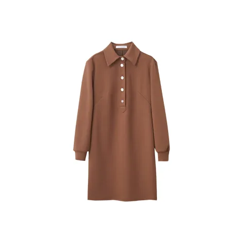 AMII Длинное платье с длинными рукавами женское