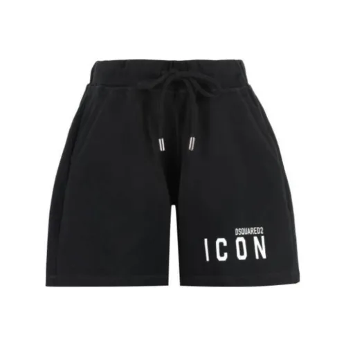 DSQUARED 2 Повседневные шорты Женские Черные