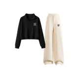 Black (Y Bone Star Chest Logo) + Milk White (Y Bone Star Pants Logo)  
Черный (Y Кость Звезда Логотип на груди) + Молочно-белый (Y Кость Звезда Логотип на штанах)