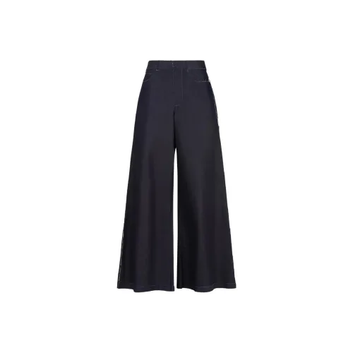 MARNI SS25 Джинсы Женские Морской Синий