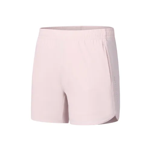 Erke Cooling Sensation Collection Comprehensive Training Collection Повседневные шорты Женские Пионово-розовый
