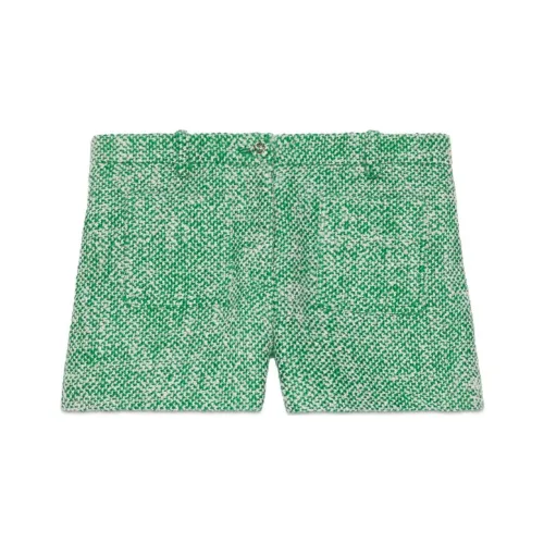 GUCCI Повседневные шорты Женские Зеленые