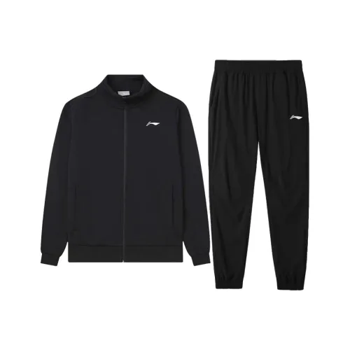 Лайнер Повседневный Костюм Женский Черный