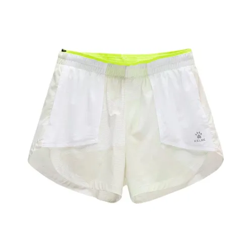 KELME Повседневные шорты Женские Бежевый Grass зеленый