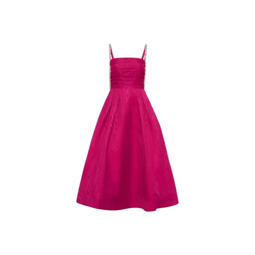 REBECCA VALLANCE FW23 Slip Платье Женское Фуксия