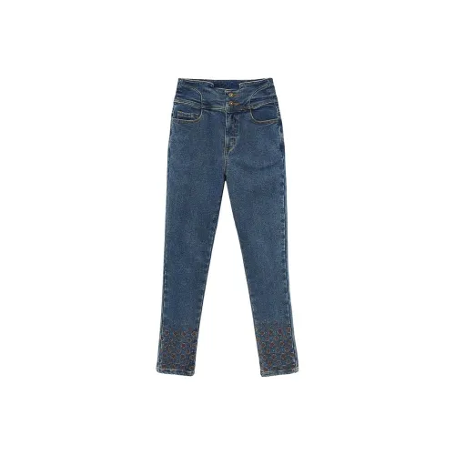 LULUALWAYS Синие Женские Джинсы