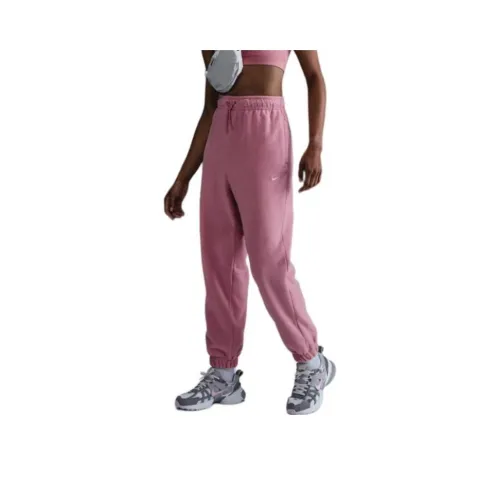 nike Вязаные тренировочные брюки женские розовые