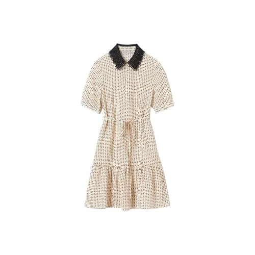 SNOWFORTE Короткий рукав Платье Женское