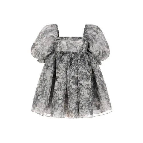 Selkie Коллекция Короткий рукав Платье Женское