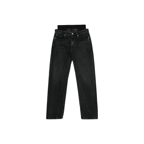 Alexander Wang Серые Женские Джинсы