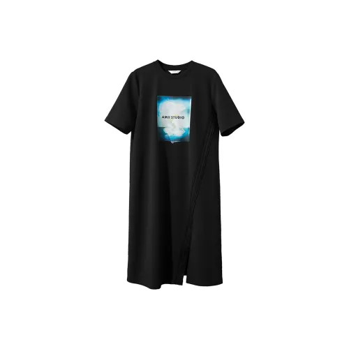 AMII Короткое платье с короткими рукавами женское