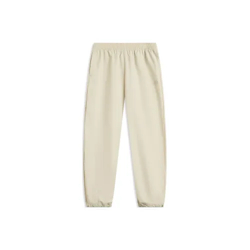 LINING Sports Trend Series Вязаные Тренировочные Штаны Женские Берег Серый