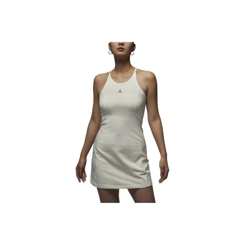 Джордан Нижняя юбка Платье Женские Парусный белый