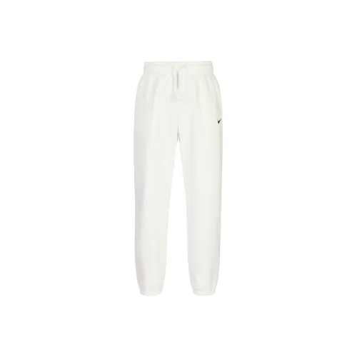 Nike Sportswear Phoenix Fleece PHNX FLC HR OS Брюки 2 Вязаные Тренировочные брюки Женские Экрю