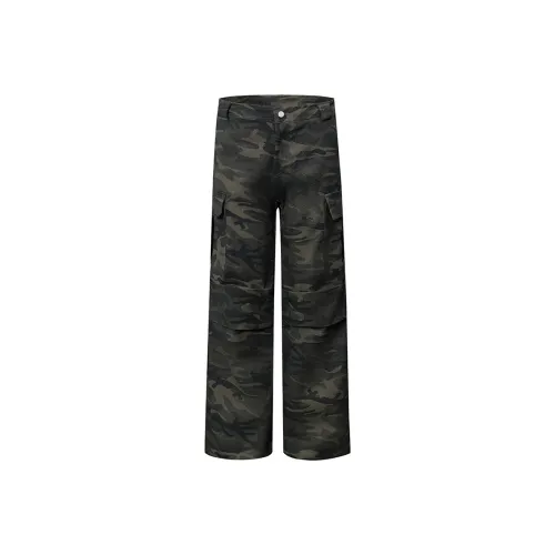 Captainbeer Карго Брюки Унисекс Зеленый