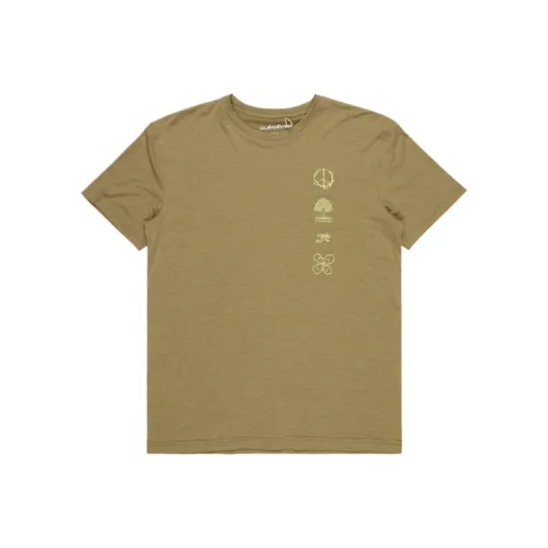 Quiksilver Коричневые Мужские Футболки