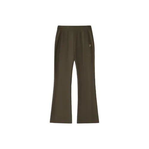 FILA FUSION FUSIONEER Вязаные спортивные брюки женские цвет каштановый