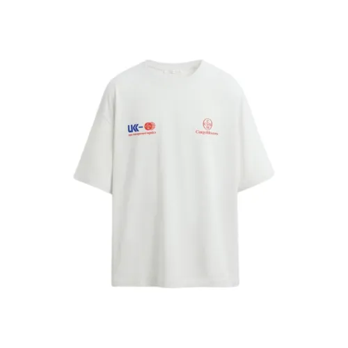 ZARA Морозный Белый Мужские T-Рубашки