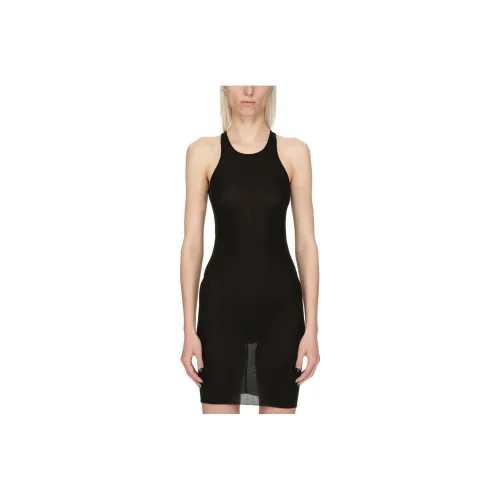 RICK OWENS Черные Женские Слиплатья