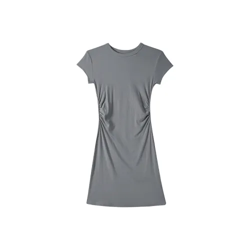 ZCDECO Короткое платье с короткими рукавами женское