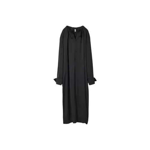 08 SIRCUS Black Женские Длинные Рукава Платья
