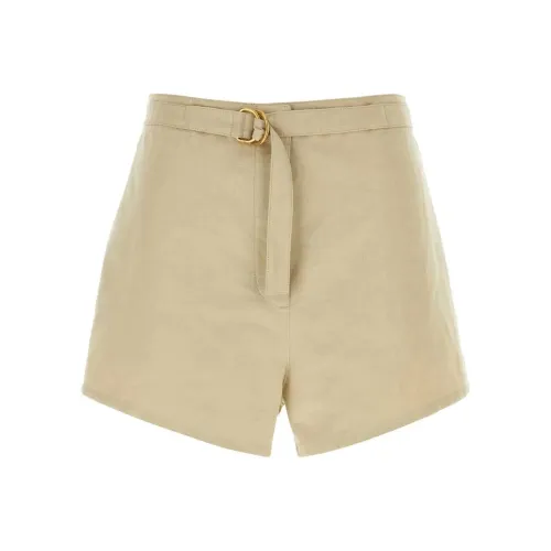 PRADA Повседневные шорты женские светло-желтые