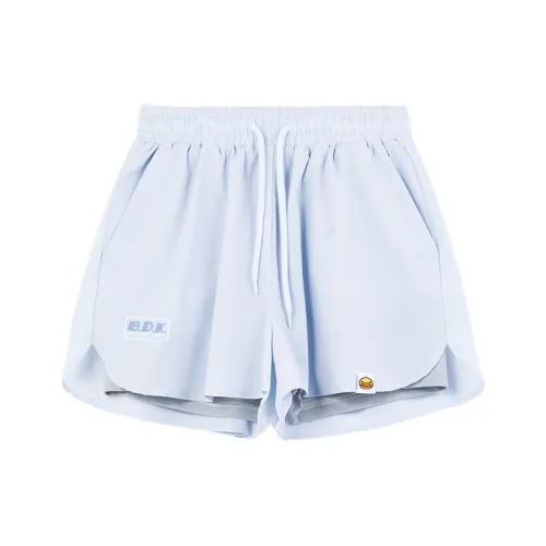 B.Duck Повседневные шорты женские небесно-голубого цвета