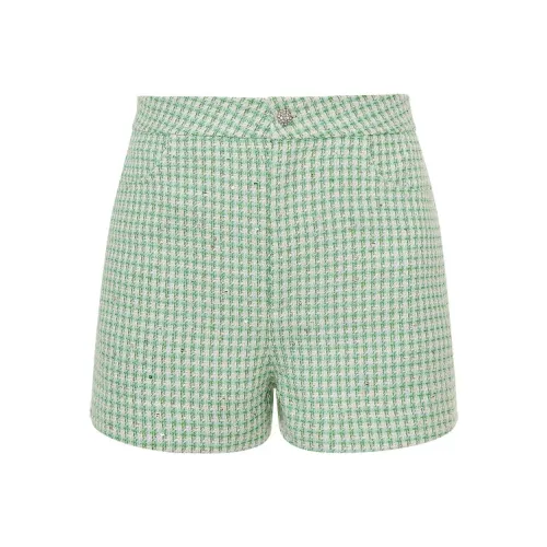 D'zzit Светло-зеленые Женские Повседневные Шорты