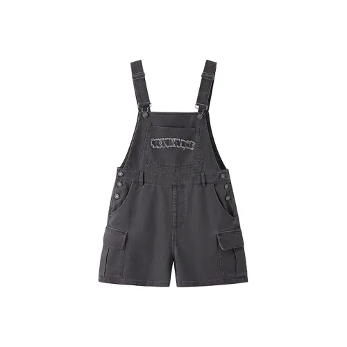 LEDIN Темно-серые Женские Комбинезоны