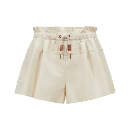 MONCLER SS25 Повседневные шорты Женские Белые