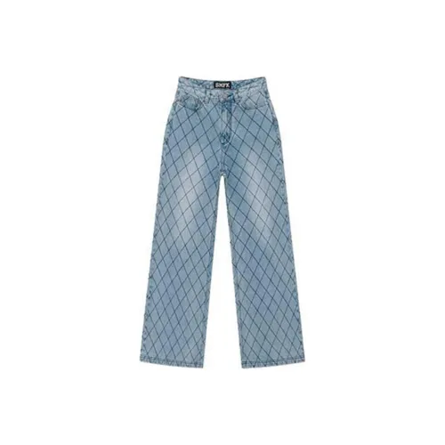 SMFK Джинсы Женские Синий деним Fence