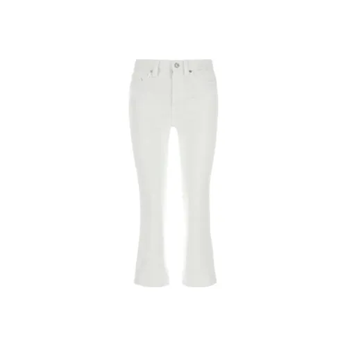 SEVEN FOR ALL MANKIND Белые Женские Джинсы