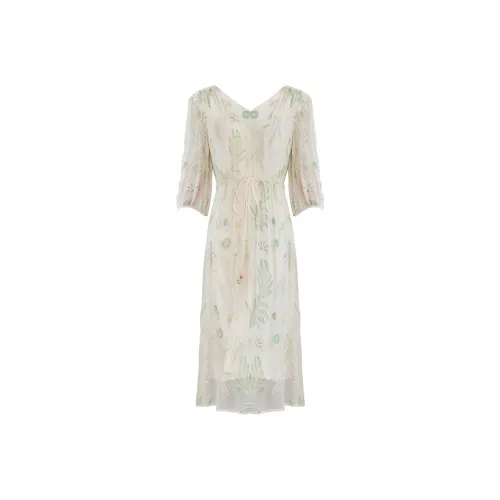 Ink Beauty Короткий рукав Платье Женское