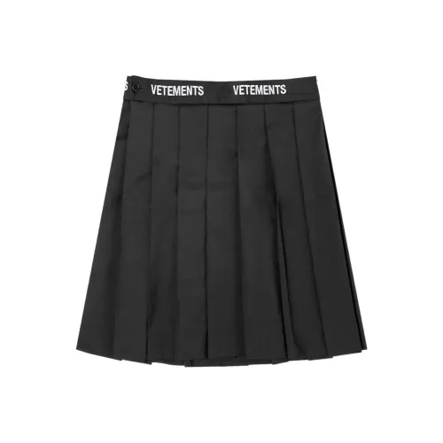 Vetements Черные Женские Повседневные Короткие Юбки