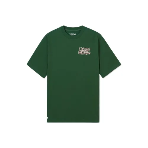 Рубашка T с коллаборацией LACOSTE Мужская Крокодил Зеленая