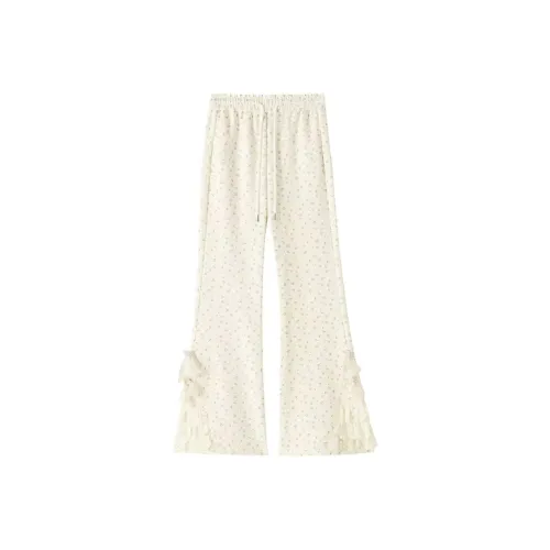 KEAB Абрикос Женские Повседневные Брюки