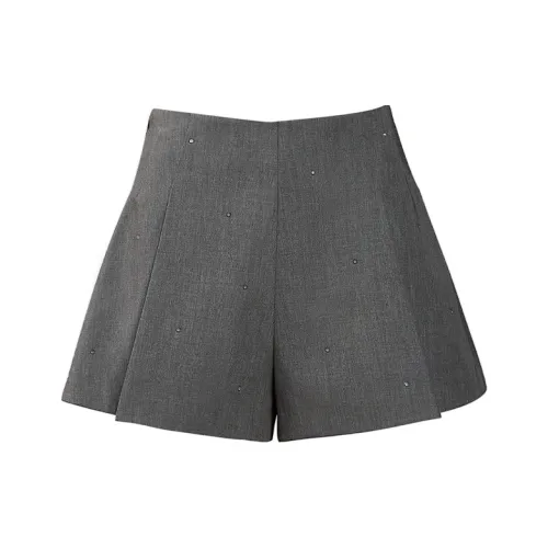 TAMMY TANGS Повседневные шорты Женские Серые