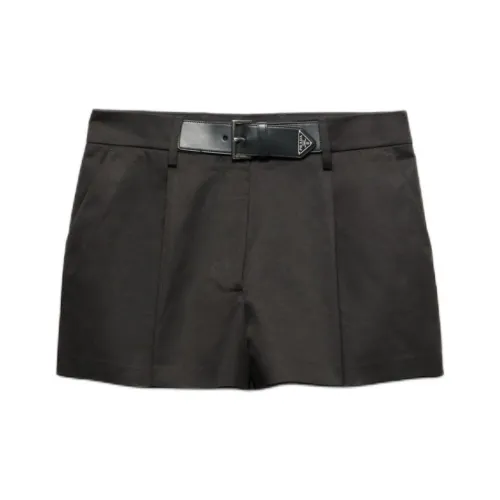 PRADA Повседневные шорты Женские Черные