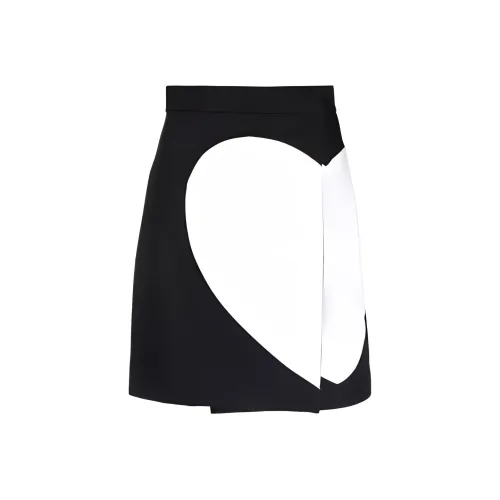MSGM Черные Женские Повседневные Длинные Юбки