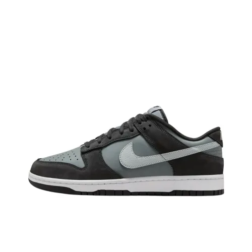 Nike Dunk Slip-Resistant Abrasion-Resistant Low Top Скейтборд Кроссовки Мужские Черные Серые