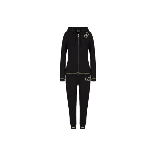 EMPORIO ARMANI EA7 Черный Женские Повседневные костюмы
