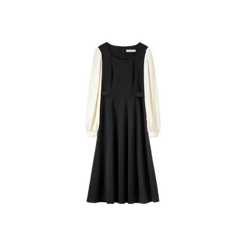 SENTUBILA Длинное платье с длинными рукавами женское