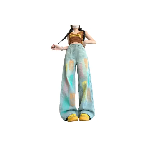 YEARNED Синие Унисекс Джинсы