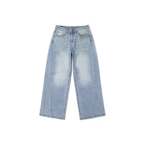 Lee совместный бренд SS25 Джинсы Женские Светло-Синий